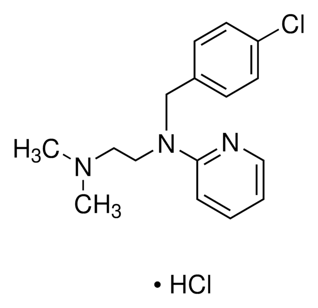 氯吡拉敏 盐酸盐 analytical standard, for drug analysis