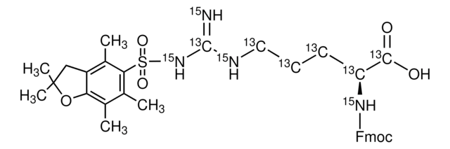 Fmoc-Arg(Pbf)-OH-13C6,15N4 98 atom % 13C, 98 atom % 15N, 97% (CP)