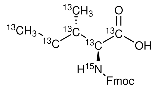 Fmoc-Ile-OH-13C6,15N 98 atom % 13C, 98 atom % 15N, 98% (CP)