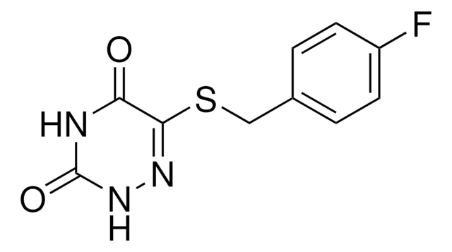 6-((4-FLUOROBENZYL)THIO)-1,2,4-TRIAZINE-3,5(2H,4H)-DIONE AldrichCPR