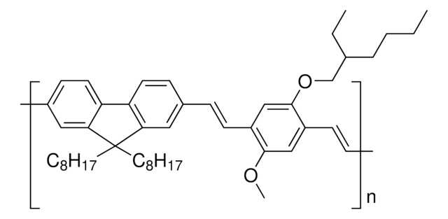 Poly[(9,9-dioctyl-2,7-divinylenefluorenylene)-alt-{2-methoxy-5-(2-ethylhexyloxy)-1,4-phenylene}]