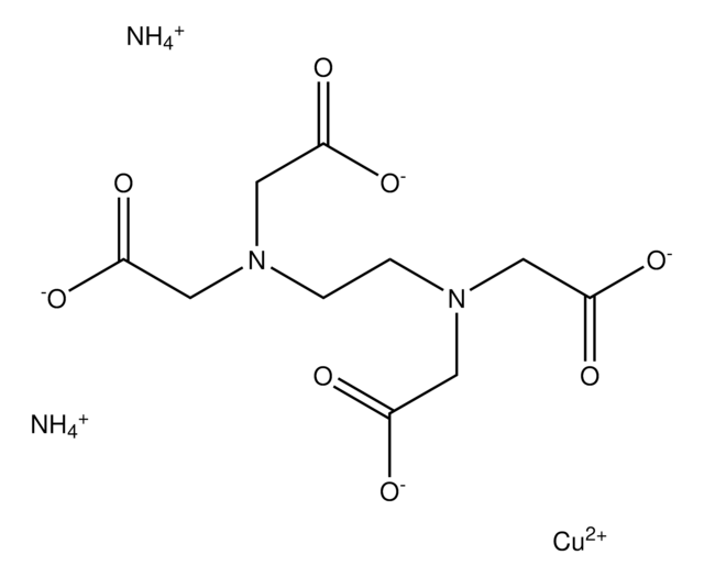 乙二胺四乙酸铜二铵 溶液 volumetric, 0.025&#160;M EDTA-Cu(NH4)2