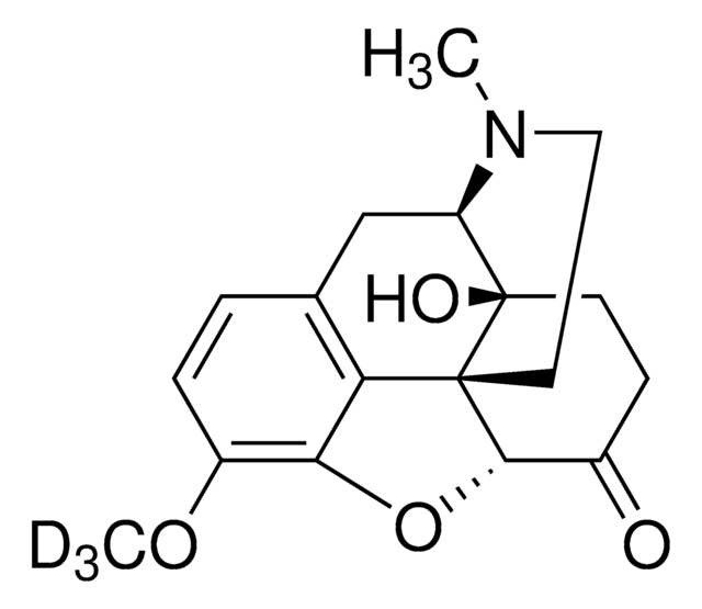 羟考酮-D3标准液 CRM 溶液 100&#160;&#956;g/mL in methanol, ampule of 1&#160;mL, certified reference material, Cerilliant&#174;