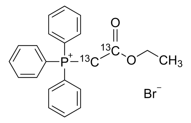 (Carbethoxymethyl-1,2-13C2)triphenylphosphonium bromide 98 atom % 13C