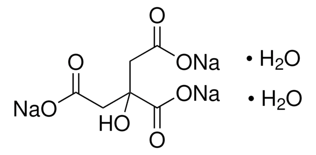 Sodium citrate tribasic dihydrate JIS special grade, &#8805;99.0%