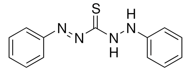 双硫腙 ACS reagent, for spectrophotometric det. of Cd, Cu, Hg, Pb, Zn, &#8805;98.0% (TLC)