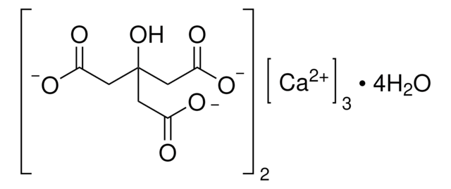 Calcium citrate tribasic tetrahydrate BioUltra, &#8805;98.0% (calc. on dry substance, KT)