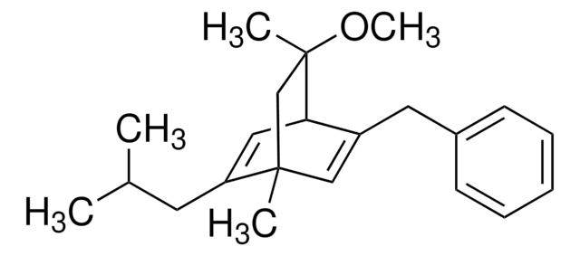 (1R,4R,8R)-5-Benzyl-2-isobutyl-8-methoxy-1,8-dimethylbicyclo[2.2.2]octa-2,5-diene 95%