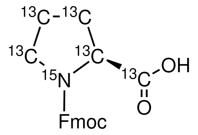 Fmoc-L-脯氨酸-13C5,15N 98 atom % 15N, 98 atom % 13C