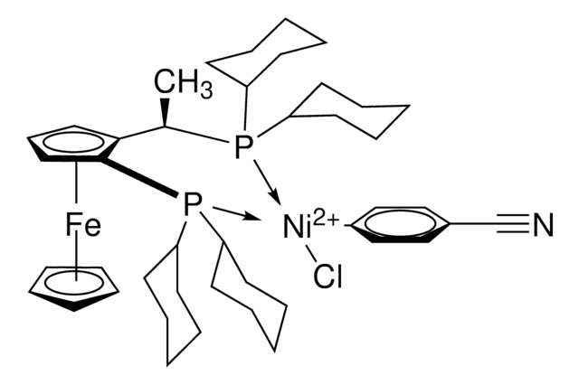 氯(4-氰基苯基)[(R)-1-[(S)-2-(二环己基膦基)二茂铁基]乙基二环已基膦]镍(II)