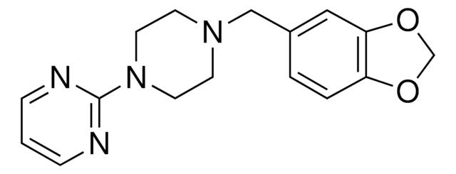 2-[4-(1,3-benzodioxol-5-ylmethyl)-1-piperazinyl]pyrimidine AldrichCPR