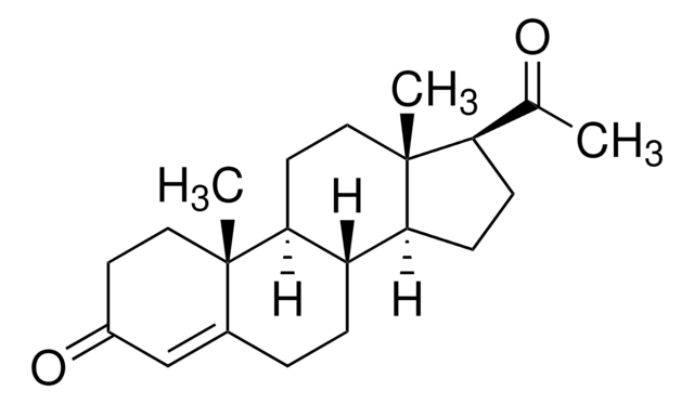 Progesterone solution 1.0&#160;mg/mL in acetonitrile, ampule of 1&#160;mL, certified reference material, Cerilliant&#174;