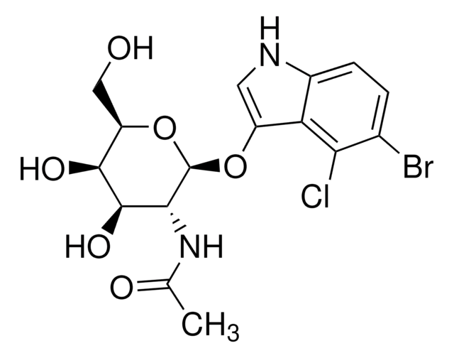 5-溴-4-氯-3-吲哚基-N-乙酰-β-D-氨基半乳糖苷 reagent for selection of recombinant bacterial clones