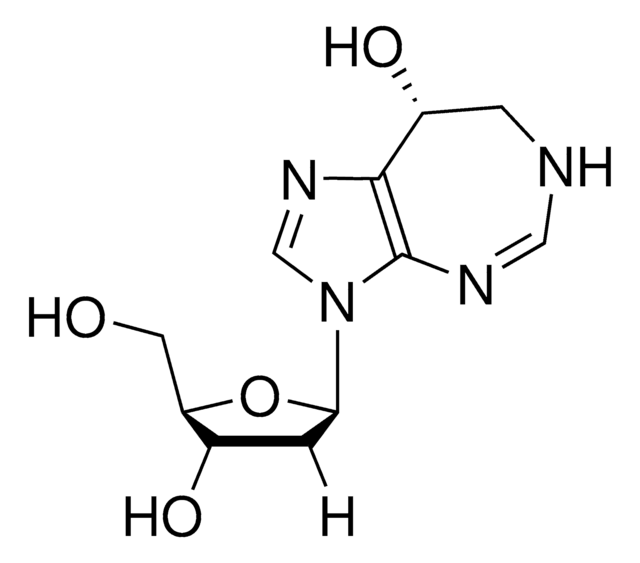 Adenosine Deaminase Inhibitor, DCF The Adenosine Deaminase Inhibitor, DCF, also referenced under CAS 53910-25-1, controls the biological activity of Adenosine Deaminase.