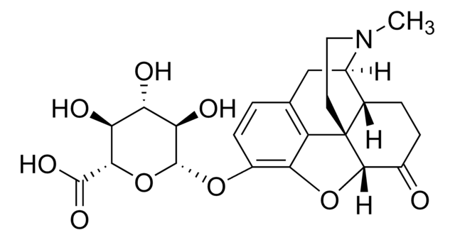 Hydromorphone-3-&#946;-D-glucuronide 100&#160;&#956;g/mL in methanol: water (1:1), ampule of 1&#160;mL, certified reference material, Cerilliant&#174;