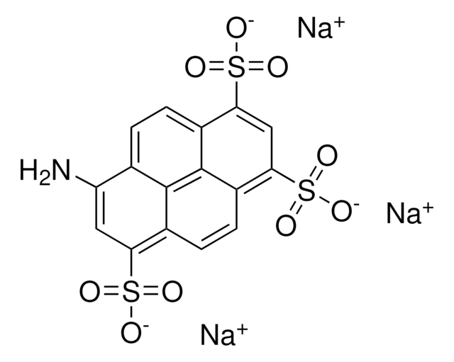 8-Aminopyrene-1,3,6-trisulfonic acid trisodium salt BioReagent, suitable for fluorescence, &#8805;96.0% (HPCE)