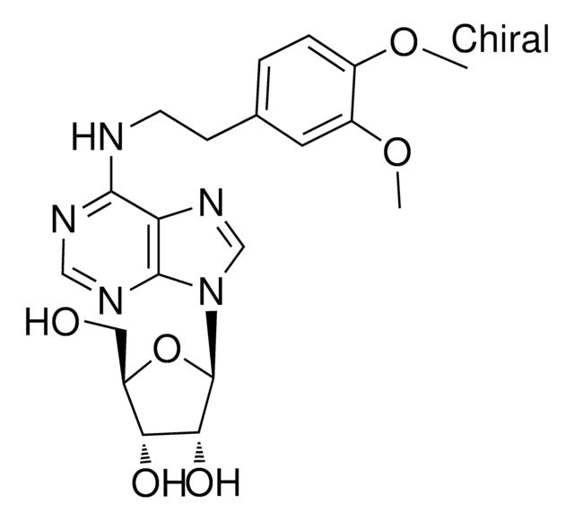 (2R,3R,4S,5R)-2-(6-(3,4-dimethoxyphenethylamino)-9H-purin-9-yl)-5-(hydroxymethyl)tetrahydrofuran-3,4-diol AldrichCPR