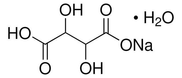 酒石酸氢钠 一水合物 BioUltra, &#8805;99.0% (T)