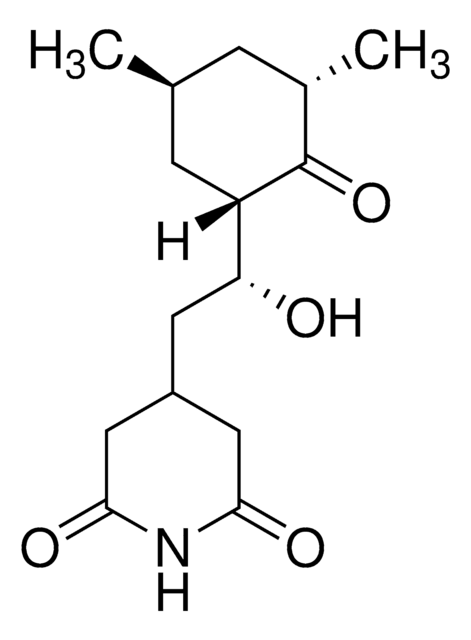 环己酰亚胺 溶液 Ready-Made Solution, microbial, 100&#160;mg/mL in DMSO, Suitable for cell culture