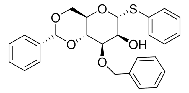 (2R,4aR,6R,7S,8R,8aR)-8-(Benzyloxy)-2-phenyl-6-(phenylthio)hexahydropyrano[3,2-d][1,3]dioxin-7-ol &#8805;95%