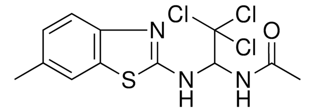 N-(2,2,2-TRICHLORO-1-(6-METHYL-BENZOTHIAZOL-2-YLAMINO)-ETHYL)-ACETAMIDE AldrichCPR