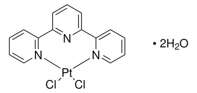 Chloro(2,2&#8242;:6&#8242;,2&#8243;-terpyridine)platinum(II) chloride dihydrate &#8805;99.0% (AAS)