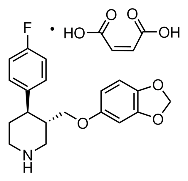 帕罗西汀 马来酸盐 &#8805;98% (HPLC), solid