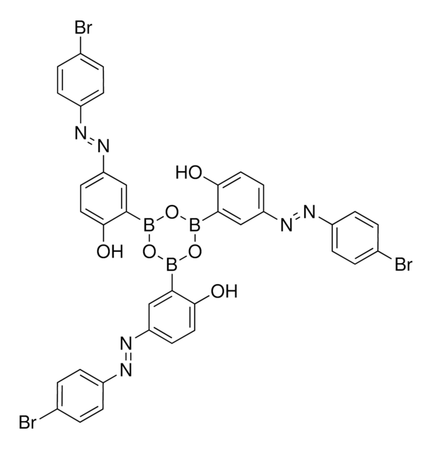 2,4,6-TRIS(5-(4-BROMOPHENYLAZO)-2-HYDROXYPHENYL)BOROXIN AldrichCPR