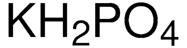 Potassium phosphate monobasic TraceCERT&#174;, certified reference material, 31P-qNMR Standard, Manufactured by: Sigma-Aldrich Production GmbH, Switzerland