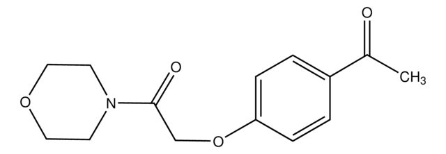 1-[4-(2-Morpholin-4-yl-2-oxoethoxy)phenyl]ethanone