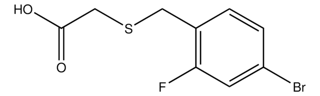 2-{[(4-Bromo-2-fluorophenyl)methyl]sulfanyl}acetic acid