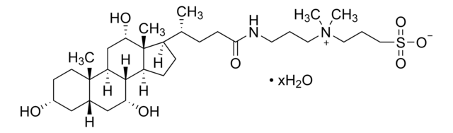 CHAPS 98% (from N), suitable for dialysis, solubility: &gt;50% (Aqueous solutions)