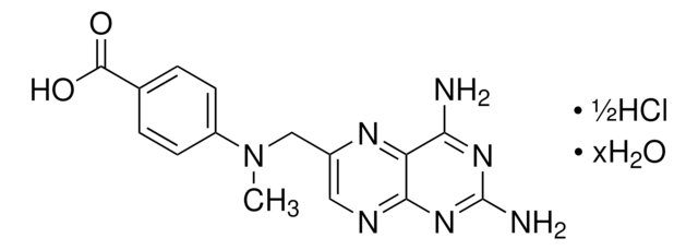 4-[N-(2,4-二氨基-6-蝶啶甲基)-N-甲氨基]苯甲酸 半盐酸盐 水合物 95%