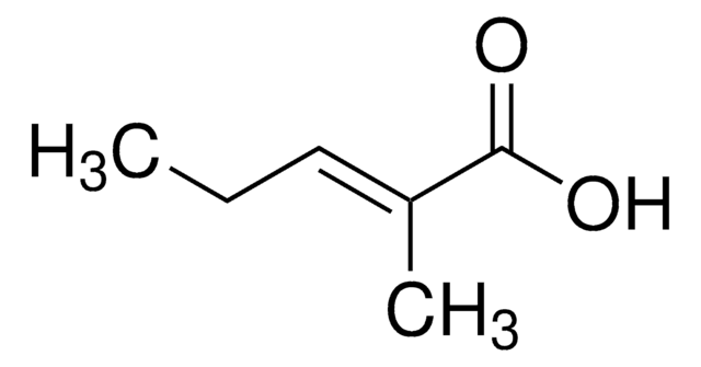 反式-2-甲基-2-戊烯酸 97%