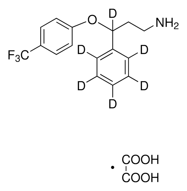 Norfluoxetine-D6 oxalate solution 1.0&#160;mg/mL in methanol (as free base), certified reference material, Cerilliant&#174;