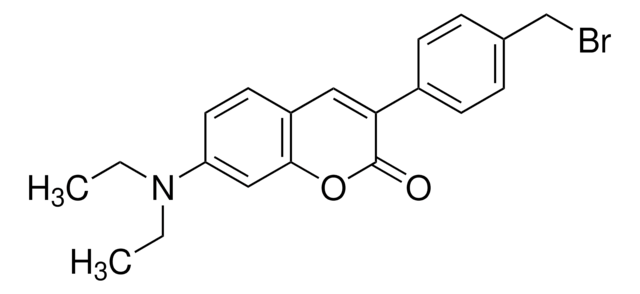 3-[4-(Bromomethyl)phenyl]-7-(diethylamino)coumarin BioReagent, suitable for fluorescence, &#8805;98.0% (N)