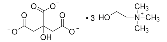 柠檬酸胆碱 &#8805;65&#160;wt. % in H2O