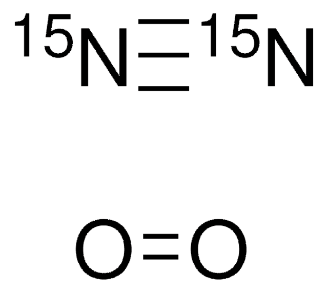 Nitrogen-15N2 (98%)/Oxygen (RG) gas mix ratio 4:1 98 atom % 15N