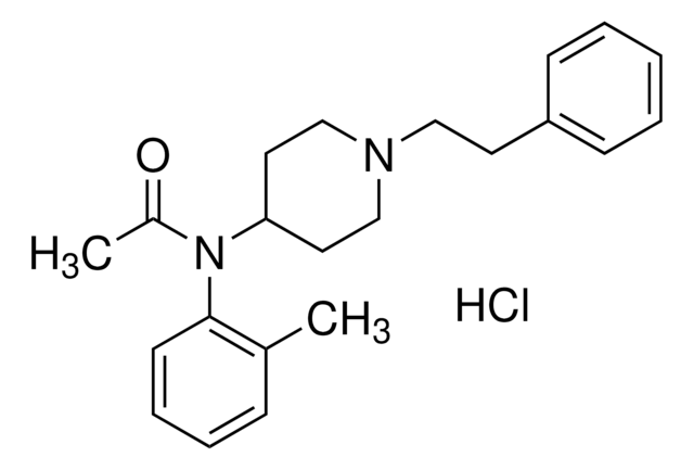 ortho-Methylacetyl fentanyl hydrochloride solution 100&#160;&#956;g/mL in methanol ((as free base)), certified reference material, ampule of 0.5&#160;mL, Cerilliant&#174;