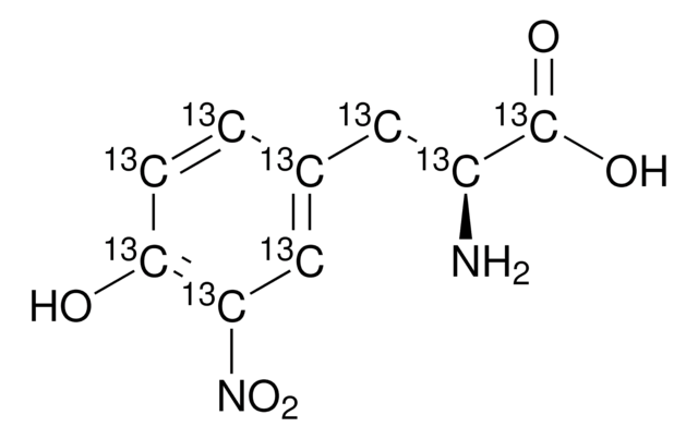 3-硝基-L-酪氨酸-13C9 98 atom % 13C, 97% (CP)