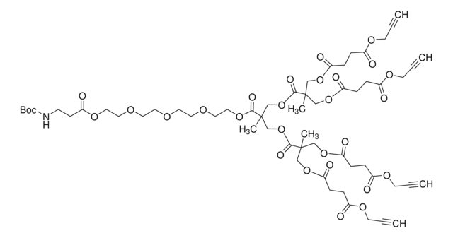 Polyester bis-MPA dendron no. Surface Groups 4, acetylene, 1 NHBoc (core), generation 2