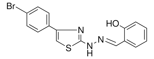 2-((4-(4-BROMO-PHENYL)-THIAZOL-2-YL)-HYDRAZONOMETHYL)-PHENOL AldrichCPR