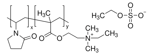 聚[(2-甲基丙烯酸二甲氨基乙基硫酸二乙酯-co(1-乙烯基-2-吡咯烷酮)] average Mw &lt;1,000,000 by GPC, 20&#160;wt. % in H2O