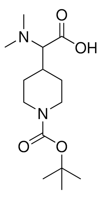 2-(1-(tert-Butoxycarbonyl)piperidin-4-yl)-2-(dimethylamino)acetic acid AldrichCPR