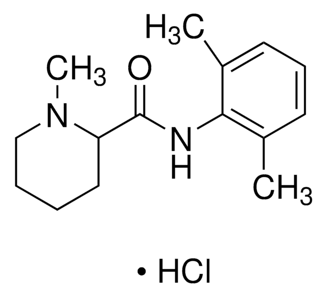 盐酸甲哌卡因 Pharmaceutical Secondary Standard; Certified Reference Material