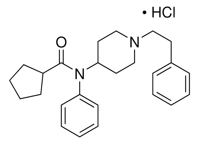 Cyclopentyl fentanyl hydrochloride solution 100&#160;&#956;g/mL in methanol (as free base), certified reference material, ampule of 0.5&#160;mL, Cerilliant&#174;