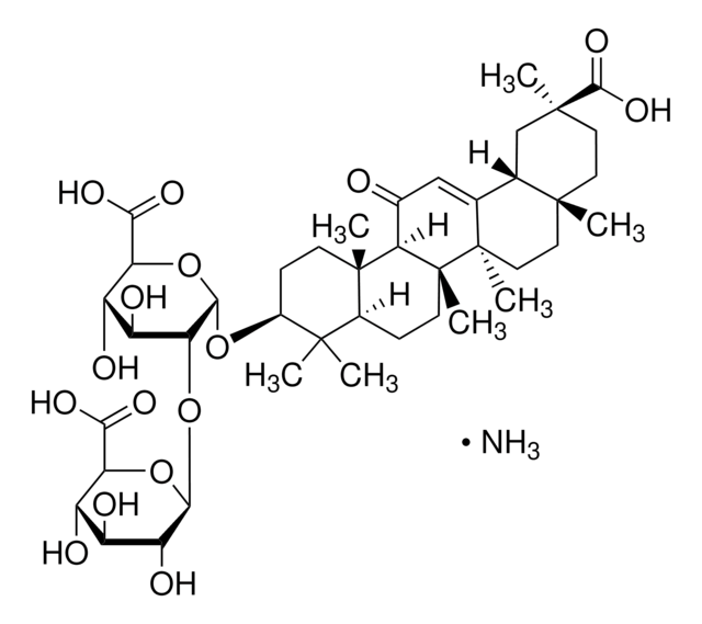 Glycyrrhizic acid ammonium salt from glycyrrhiza root (licorice) &#8805;70% (HPLC)