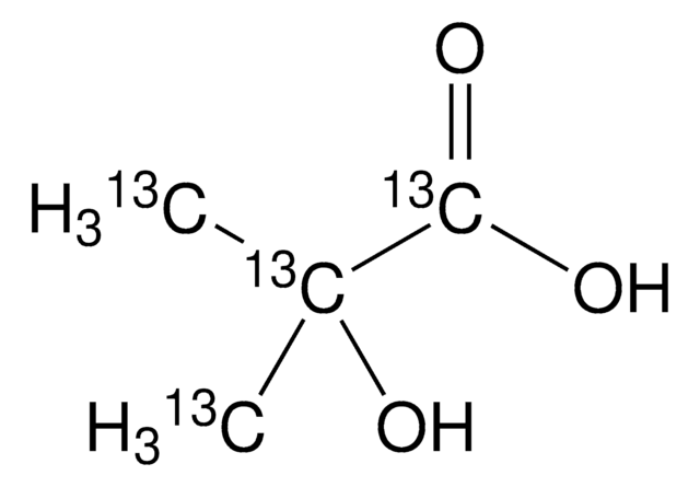 2-羟基异丁酸-13C4 99 atom % 13C, 98% (CP)