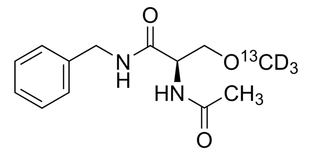 Lacosamide-13C, D3 solution 100&#160;&#956;g/mL in acetonitrile, ampule of 1&#160;mL, certified reference material, Cerilliant&#174;