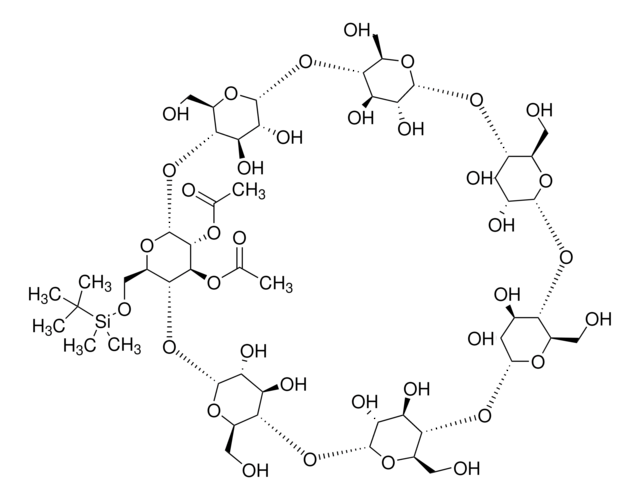 Silyl[(6-O-tert-butyldimethyl)-2,3,-di-O-acetyl)-&#946;-cyclodextrin